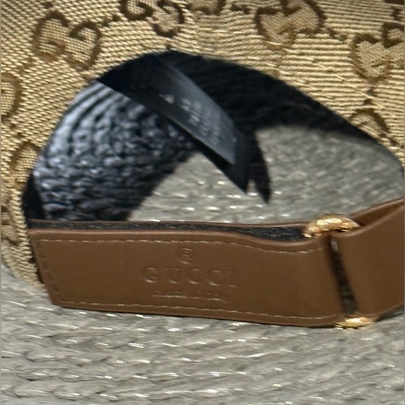Classic GG monogram Web stripe canvas baseball hat cap adjustable unisex NEW - Picture 7 of 10